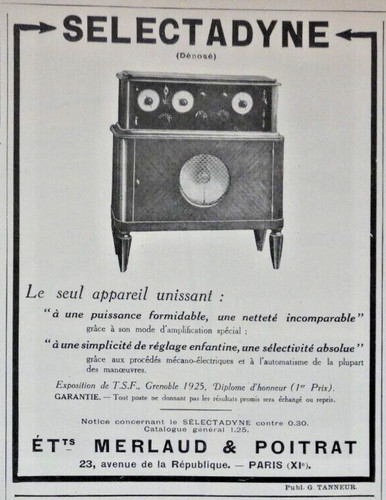 Publicité presse 1926 - presse,