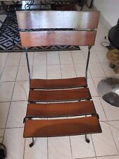 Chaises de salle à manger - Roche Bobois - Fer forgé & bois (six chaises)