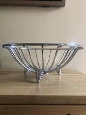 Corbeille à Fruits en Acier Inoxydable, Design Moderne, Très bon état