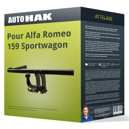 Attelage pour alfa romeo - pour, 159