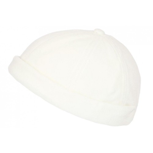 Bonnet docker blanc polaire - en,