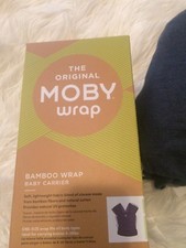 moby bamboo wrap soft , denim color