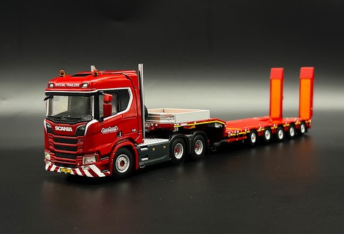 Remorque surbaissée scania - remorque, r