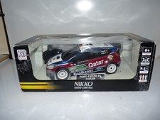 voiture radiocommandé nikko rc ford fiesta rs qatar / 1:16 testé ok / année 2014