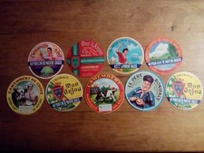 FROMAGE ET CAMEMBERT LOT DE 9 ÉTIQUETTES ANJOU NEUVE JAMAIS COLLÉES