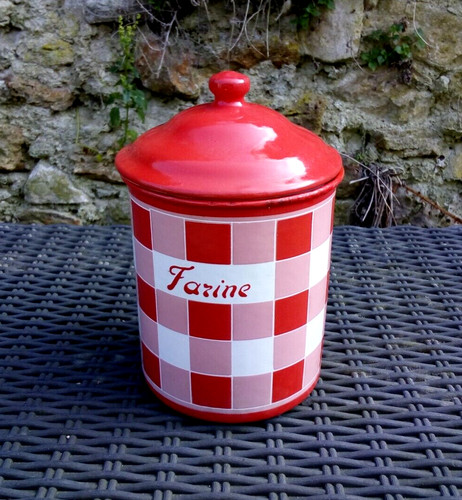Pot boite farine tole - en,