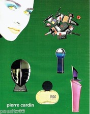 PUBLICITE ADVERTISING 116  1994  Les parfums Pierre Cardin  enigme choc bleu mar