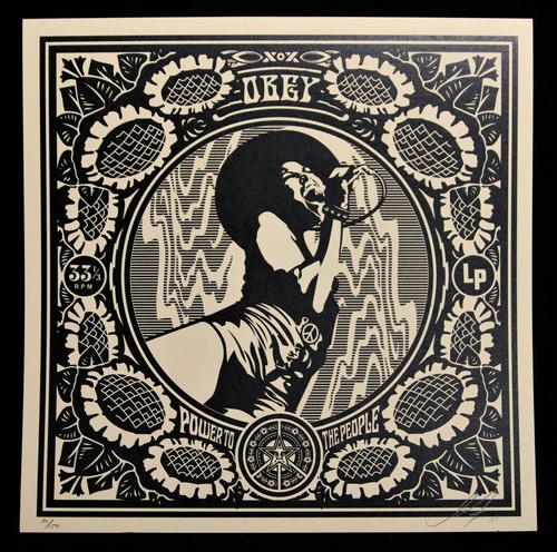 Shepard fairey dance floor - shepard,