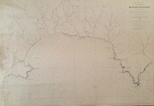 Carte marine ancienne la - ancienne, de