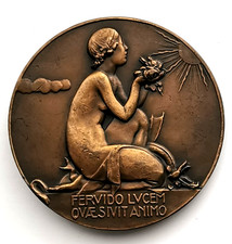 MED 1013. Médaille  art déco. Edouard Rist SCIENCES & SCIENTIFIQUES par Dammann