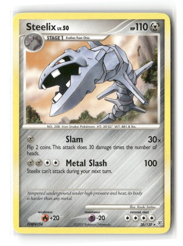 Steelix rare diamond pearl - rare, &