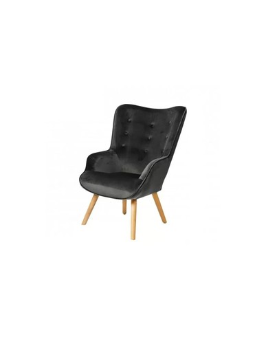 Fauteuil salon velours - salon,