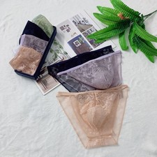 Slip homme dentelle sans