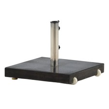 Pied de Parasol Carré en Granite "Stathera" 50cm Gris