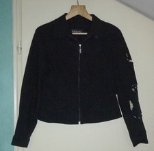 TRES BELLE VESTE NOIRE BETTY BARCLAY TAILLE 38 EN TRES BON ETAT