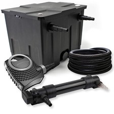 Kit filtration de bassin 12000l 36W UVC 6. Stérilisateur NEO8000 70W Pompe Tuyau