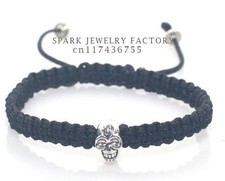 PULSERA CALAVERA NEGRA -