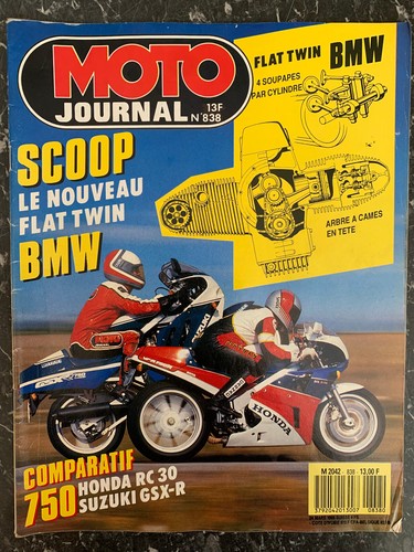 Moto journal 838 honda - journal, rc