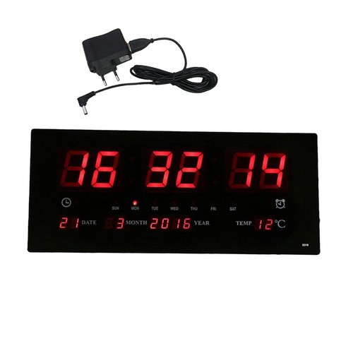Horloge murale numérique led - numérique,