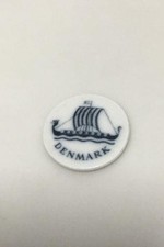 Bing & Grondahl Bouton Bateau Viking Et Danemark