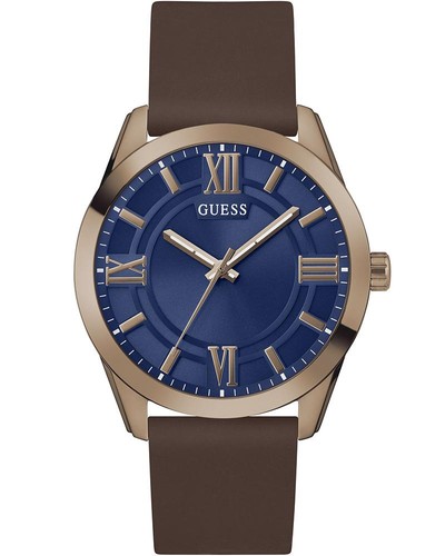 Guess montre marron analogique - guess,