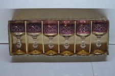 LOT DE 6 ANCIEN VERRE A