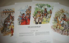 Série de 4  PLANCHES