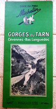 GUIDE VERT MICHELIN GORGES DU TARN CEVENNES BAS LANGUEDOC  18 EME EDITION 1963