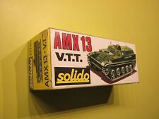 SOLIDO 227 BIS CHAR TANK PANZER AMX 13 VTT + BOITE D'ORIGINE + ACCESSOIRES TBE