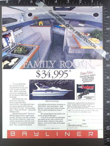 1988 ads bayliner 2650 - ads,,