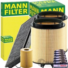 Mann Filtre Ensemble de Convient pour Porsche 911er 997 3.6 Carrera/S / / 4S