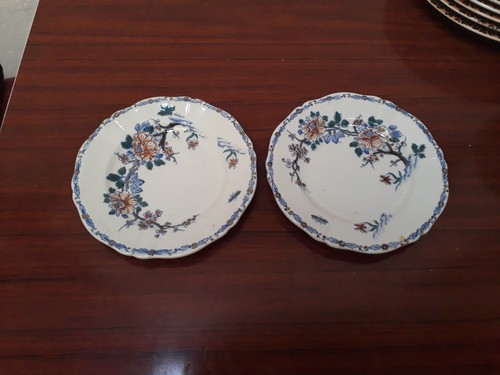 Assiette gien coq - assiette, pivoine
