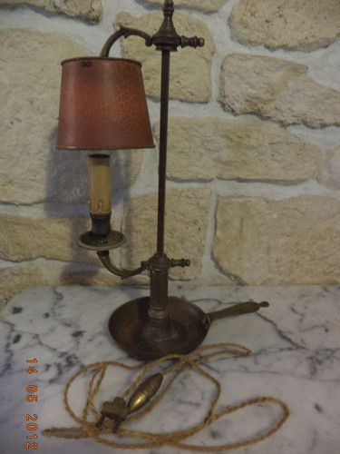 Superbe lampe bouillotte - lampe,