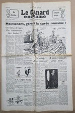 Le CANARD ENCHAINE numéro