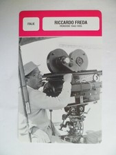 CARTE FICHE CINEMA  RICCARDO FREDA PERIODE 1942-1955