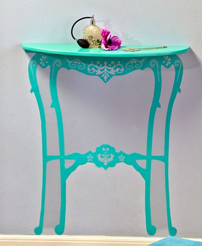 Table look wall decal with - table,