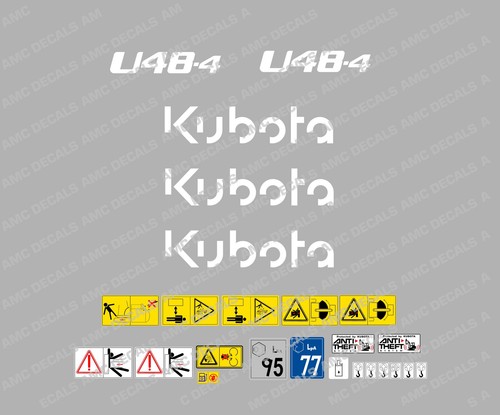 Kubota u48 mini digger - kubota, u48-4