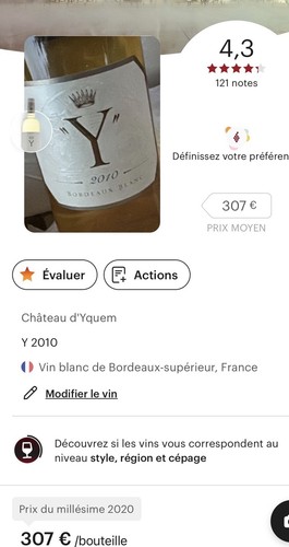 Château yquem 2010 - château, y