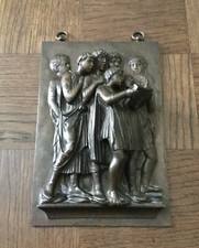 F.BARBEDIENNE BRONZE BAS RELIEF ANCIEN EPOQUE AUTHENTIQUE SIGNÉ, NUMEROTÉ