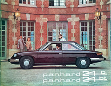Catalogue original Panhard 24 B et BT – Année 1965 – 12 pages. Voiture ancienne