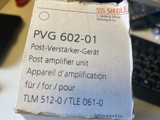Appareil d'amplificateur de poste Siedle PVG 602-01 en noir