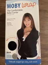 Moby Wrap Black Baby Sling/Wrap