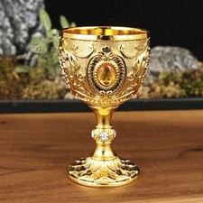 Tasse à vin vintage en métal 30 ml pour vaisselle style rétro et pour usage c