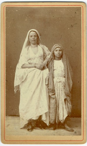 Cdv algérie 1875 portraits - algÉrie,