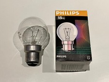 Ampoule Philips 15W 230V claire - B22 baïonnette - graduable/incandescent NEUVE