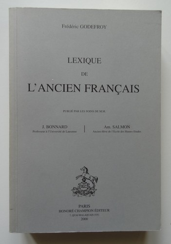 Lexique ancien français - l'ancien,