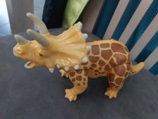 Playmobil Dinosaure Triceratops Jaune Et Marron