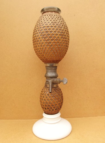 Ancien siphon fontaine verre - siphon,