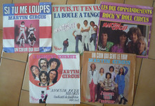 LOT 5 Disque Vinyle 45 Tours MARTIN CIRCUS