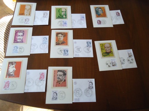 Lot cartes enveloppes - de,